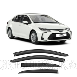 Дефлектор TOYOTA Corolla XII 2018-н.в. окна двери к-т 4шт