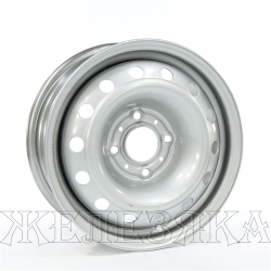 Диск колесный 14 штампованный TREBL 5990T Peugeot 206 Silver