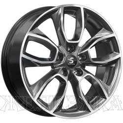 Диск колесный 18 литой K&K КР001 Diamond Gloss Graphite