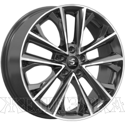 Диск колесный 18 литой СКАД КР012 Diamond Black Gris