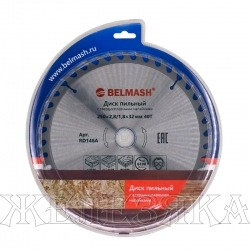 Диск пильный BELMASH 250x2,8/1,8x32/30; 40T