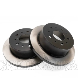 Диск тормозной CITROEN Jumper,FIAT Ducato,PEUGEOT Boxer задний (окрашенный) ABSEL (к-т 2шт)