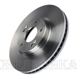 Диск тормозной HYUNDAI Santa Fe (07-) передний (к-т 2шт) MANDO