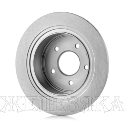 Диск тормозной NISSAN Juke(F15),Qashqai (J10) задний (к-т 2шт) MOBILAND
