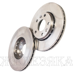 Диск тормозной RENAULT Duster(дв 2.0),Fluence,Megane3,Laguna3 передний d=280мм TRW (к-т 2шт)