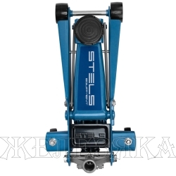 Домкрат гидравлический подкатной, 2 т, h подъема 140-340 мм, в кейсе// Stels