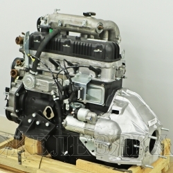 Двигатель УМЗ-42164,ГАЗ-3302 Бизнес АИ-92 107 л.с. ЕВРО-4, под ГУР, поликлиновой ремень, с компрес.