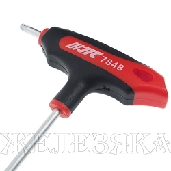Двусторонний ключ TORX с отверстием и Т-образной рукояткой T20H JTC