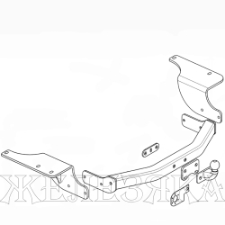 Фаркоп GEELY Emgrand X7 2016- б/элект.