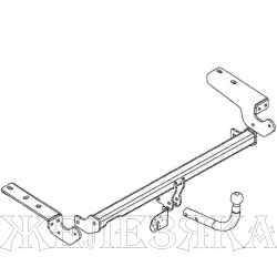 Фаркоп PEUGEOT 307 HB 2001-2007/308 HB 2008-/CITROEN C4 HB 2004-2011 б/элект.