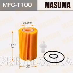 Фильтр масляный (элемент) TOYOTA Land Cruiser 200 4.5D MASUMA