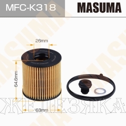 Фильтр масляный HYUNDAI Sonata,Creta,Elantra,I30,KIA K5 MASUMA