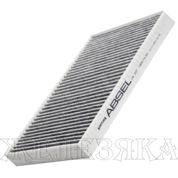 Фильтр салонный AUDI A4(B6,B7),A6(C5),Allroad,SEAT Exeo угольный ABSEL