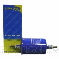 Фильтр топливный ВАЗ инжектор SCT MANNOL ST342 клипсы