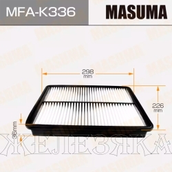 Фильтр воздушный (элемент) HYUNDAI Santa Fe (12-) MASUMA