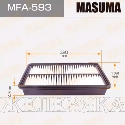 Фильтр воздушный (элемент) MAZDA 6(GG,GH),MPV2,626 MASUMA