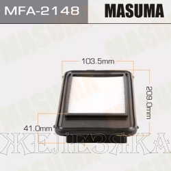 Фильтр воздушный (элемент) NISSAN Note (с пропиткой маслом) MASUMA
