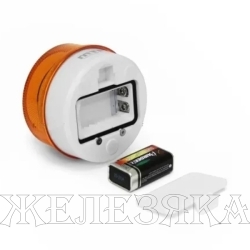 Фонарь аварийный HELP SIGNAL LED IP65 янтарный корпус желтый MTF-LIGHT