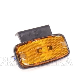 Фонарь габаритный ГФ1-25К LED 12/24V оранжевый с кроншт. ЕВРОСВЕТ