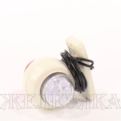 Фонарь габаритный ГФ3.21LED-03 12/24V белый корпус бело-красн.ЕВРОСВЕТ