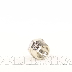 Футорка M1/2"-F1/4" никелированная латунь MASTERPROF