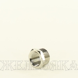 Футорка M1/2"-F3/8" никелированная латунь MASTERPROF