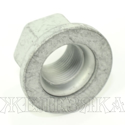 Гайка колеса М22x1.5/27 с шайбой ключ 32 открытая MERCEDES,MAN,BPW SAMPA