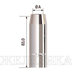 Газовое сопло D= 24 мм FB 400 (5 шт.)