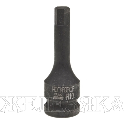 Головка-бита 10мм 1/2" 6-гранная ударная L=78мм ROCKFORCE RF-24407810MPB /1/180