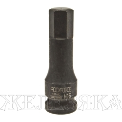 Головка-бита 16мм 1/2" 6-гранная ударная L=79мм ROCKFORCE RF-24407816MPB /1/180