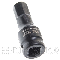 Головка-бита  8мм 1/4" 6-гранная ударная L= 40 мм ROCKFORCE RF-2243208 /1/10/240