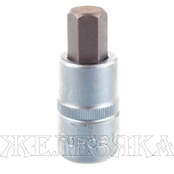 Головка-бита шестигранная дюймовая 1/2" 1/2" L=55 мм FORCE