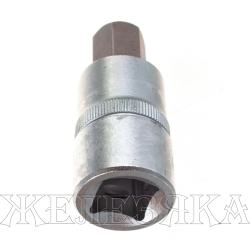 Головка-бита шестигранная дюймовая 1/2" 1/2" L=55 мм FORCE