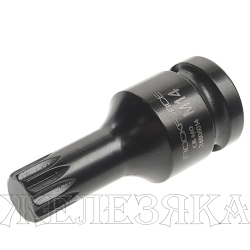 Головка-бита SPLINE ударная 1/2", M14 ROCKFORCE RF-24806014 /1/10/300