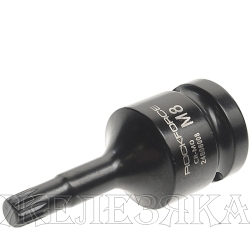 Головка-бита SPLINE ударная 1/2", M8 ROCKFORCE RF-24806008 /1/10/300