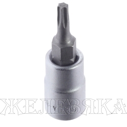 Головка-бита TORX T15 1/4" L=32 мм ROCKFORCE