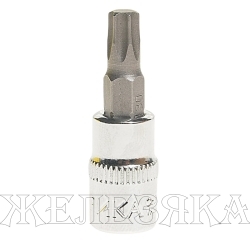 Головка-бита TORX T30 1/4" L=37 мм ЭВРИКА