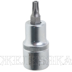 Головка-бита TORX T30 с отверстием 1/2" (L-55мм) ROCKFORCE /1