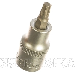 Головка-бита TORX T40 1/2" L=55 мм на подвесе АВТОДЕЛО