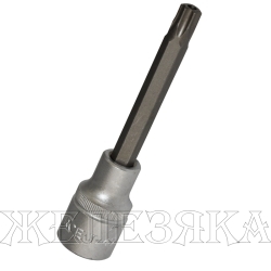 Головка-бита TORX T45H 1/2" L=100 мм с отверстием FORCE