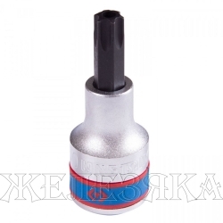 Головка-бита TORX T50H 1/2" L=60 мм с отверстием KING TONY