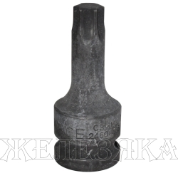 Головка-бита TORX T55 1/2" L=60 мм ударная FORCE