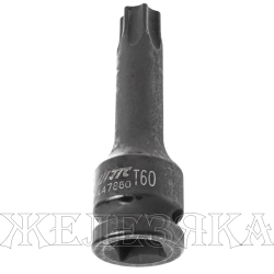 Головка-бита TORX T60 1/2" L=78 мм ударная JTC