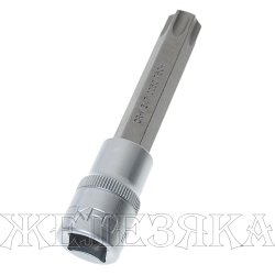 Головка-бита TORX T60 с отверстием 1/2" (L-100мм) ROCKFORCE /1