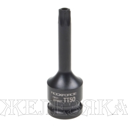 Головка-бита TORX ударная 1/2", TH50 с отверстием ROCKFORCE  RF-24607850T /1