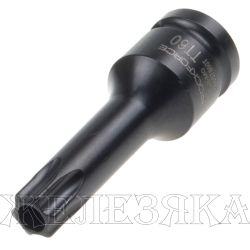 Головка-бита TORX ударная 1/2", TH60 с отверстием ROCKFORCE  RF-24607860T /1