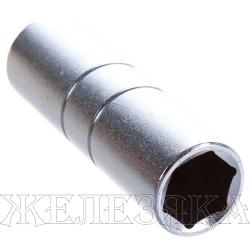 Головка свечная 16мм 1/2" 6-гранная L=65мм FORSAGE F-807416 /1/10/120