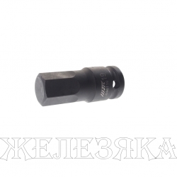 Головка торцевая 1/2" HEX H19х25мм ударная L=60мм JTC