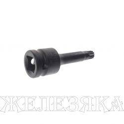 Головка торцевая 1/2" SPLINE M10 ударная L=78мм JTC