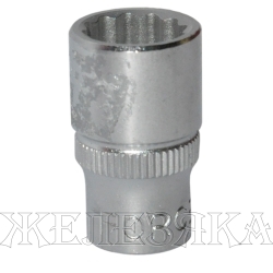 Головка торцевая 10 мм 1/4" 12-гр.FORCE